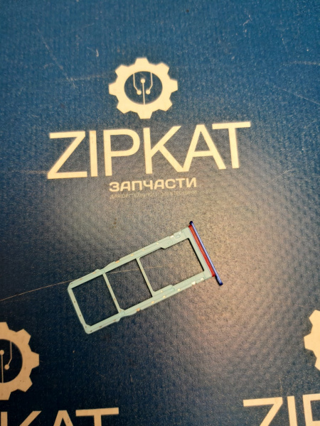 Оригинальный синий лоток для сим карты телефона Xiaomi Redmi 7А (1)