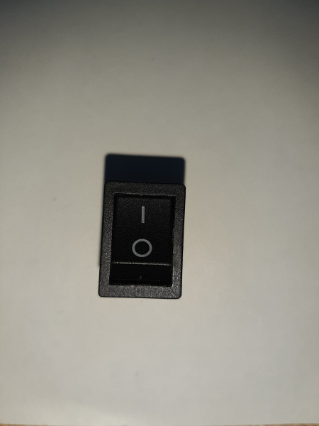 Переключатель клавишный KCD1-104 на 4 контакта 6А 250V  (1)