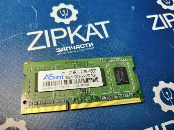 Оперативная память для ноутбука Asus DDR3 2GB-1600МГц  SSZ302G08-GGNED (1)