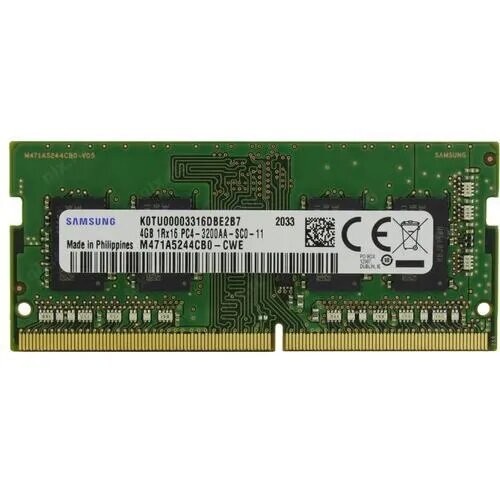 Оперативная память SODIMM Samsung  M471A5244CB0-CWE  4 ГБ