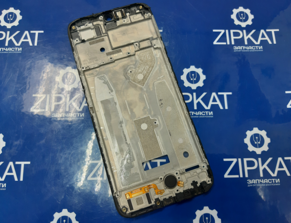 Рамка дисплея в сборе черная для Tecno Pop 6 Pro  BE8 (1)