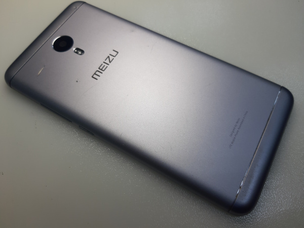 Оригинальная задняя крышка смартфона серая Meizu M3 Note (2)