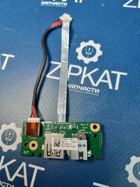 Плата разъема питания USB с кабелем для ноутбука Asus 60-NL0I01001 (1)