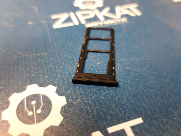 Оригинальный черный лоток для сим и microSD Tecno Pouvoir4 (1)