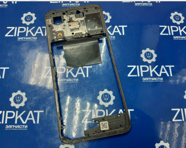 Средняя часть корпуса черная с боковыми кнопками REALME NOTE 60  RMX3933 (1)