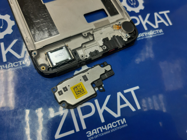 Рамка дисплея в сборе + защитная крышка динамика Realme Note 6060x RMX3933 (3)