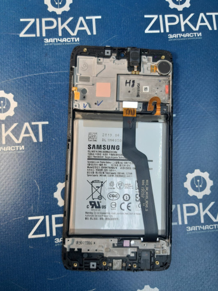 Дисплейный модуль в сборе с АКБ ОРИГИНАЛ для Samsung Galaxy A10   (2)