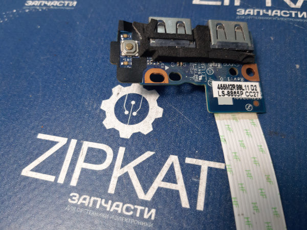 Плата кнопки включения и USB Samsung NP355USX-901RU LS-8865P (3)