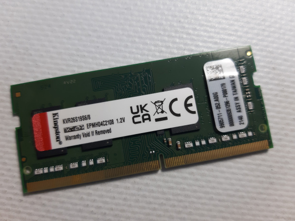 Оперативная память 8GB SODIMM Kingston KVR26S19S68 1 (3)
