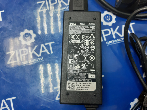 Блок питания для ноутбука с кабелем (с иглой) Dell inspiron 3558 HA45NM140 (2)