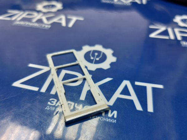 Оригинальный белый лоток для сим карты Xiaomi Redmi Note 9S (2)