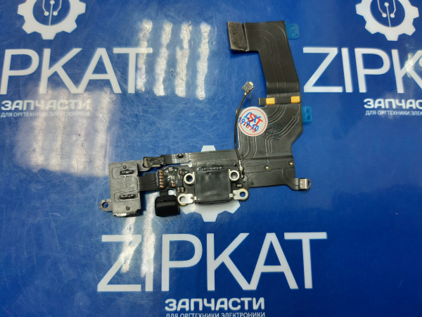Шлейф  плата с разъемом зарядки, микрофоном, гарнитурой, антенной для Apple iPhone 5S (2)