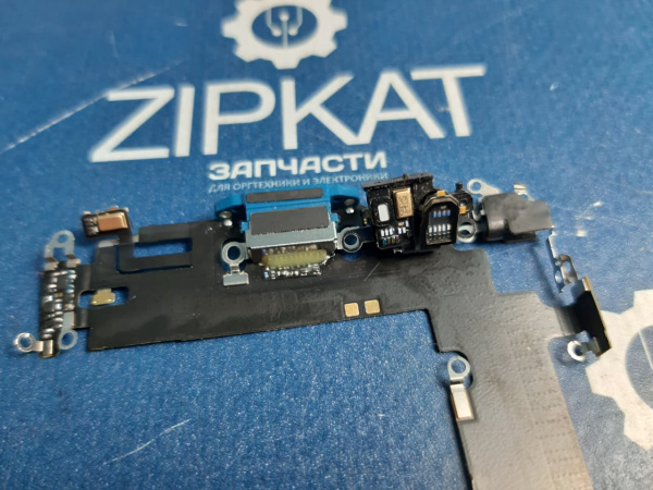 Шлейф нижний с разъемои зарядки + микрофон (синий) Apple iPhone 13 (2)