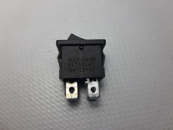Переключатель клавишный KCD1-104 на 4 контакта 6А 250V  (2)