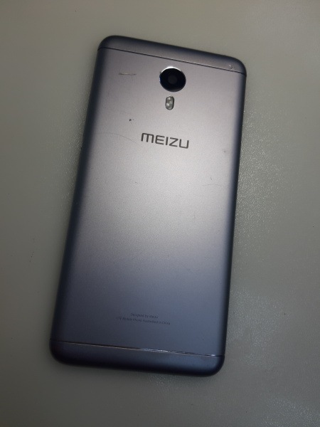 Оригинальная задняя крышка смартфона серая Meizu M3 Note (1)