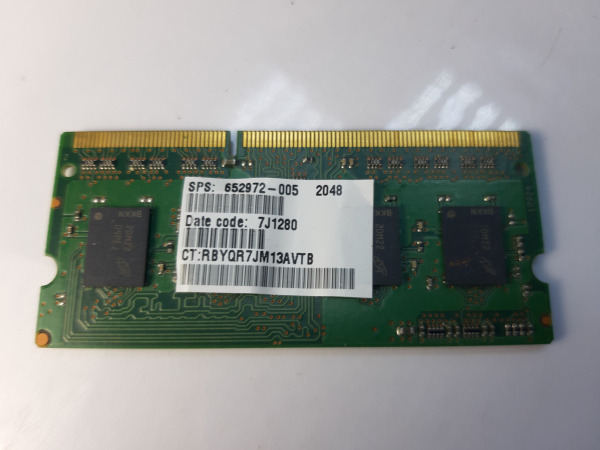 Оперативная память SODIMM Micron 2GB 1RX8 MT8KTF25664HZ-1G6M1 (1)