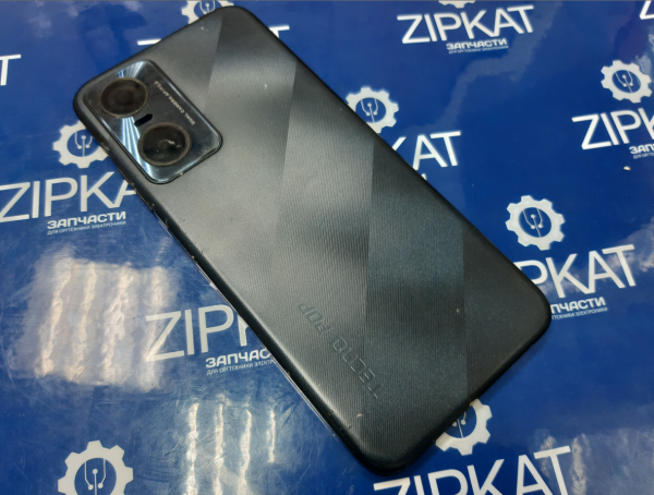 Оригинальная черная задняя крышка для Tecno Pop 6 Pro