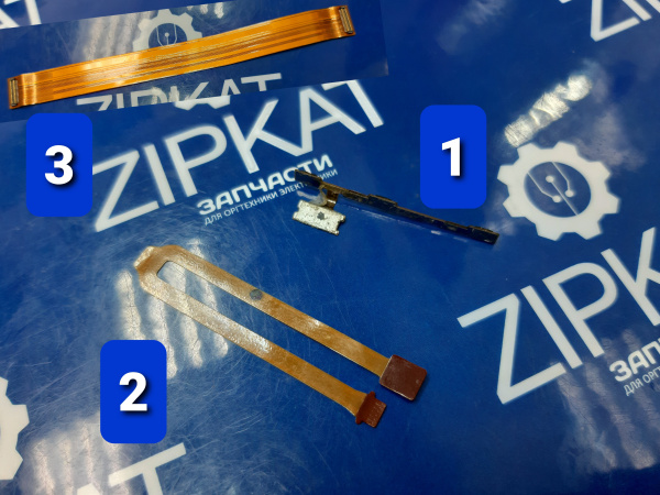 Шлейф кнопок и сканера межплатный (ШТУЧНО) Huawei Y7 2019  DUB-LX1 (2)