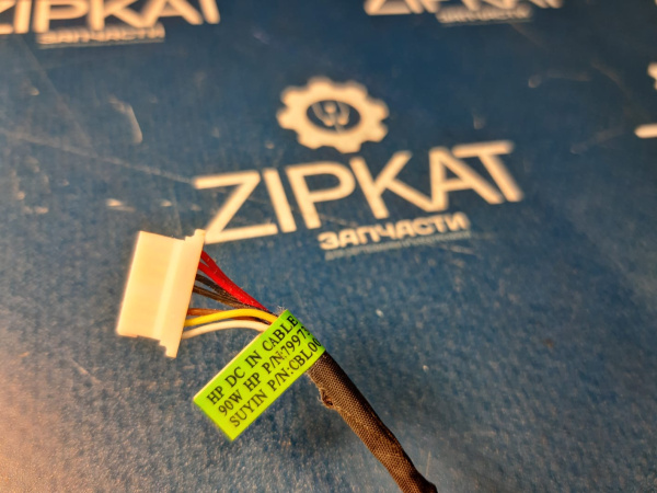 Разъем питания на шлейфе к ноутбуку HP RTL8723BE  TPN-C126 (4)