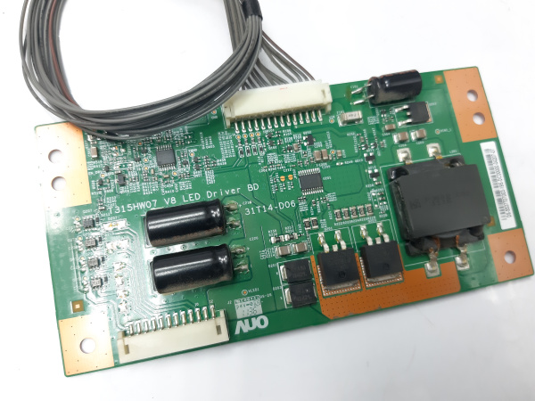 Плата с LED драйвером на шлефе для TV LG 42LV3400  T315HW07 V8  1T14-D06 (1)