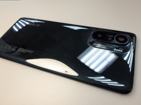 Оригинальная задняя крышка для (серый графит) Xiaomi POCO F3  (1)