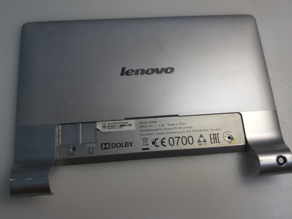 Оригинальная задняя крышка планшета серебро Lenovo Tablet 8 60044 (1)