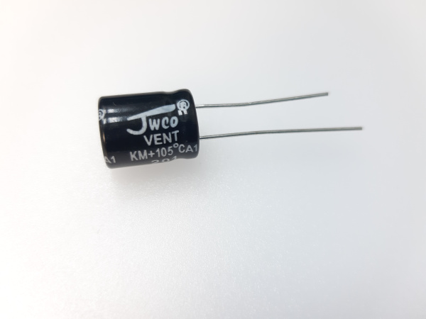 Конденсатор Jwco vent 47мкФ 100V 105°  1,31см (1)