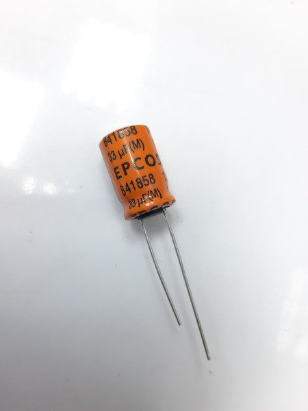 Конденсатор EPCOS 33мкФ 100V 105°  1,61см (2)