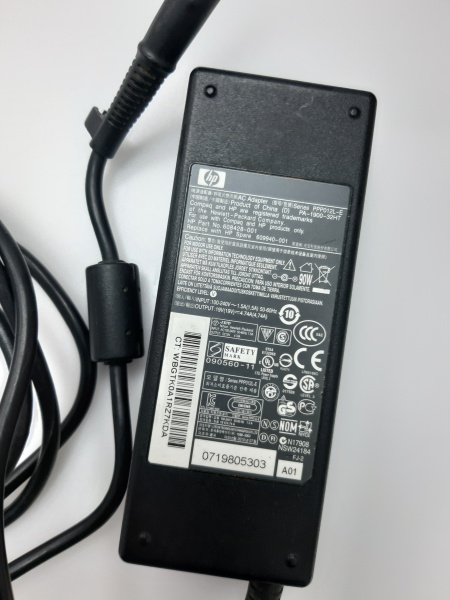 Блок питания для ноутбука без кабеля HP 19V 4.74A  608428-001 (5)
