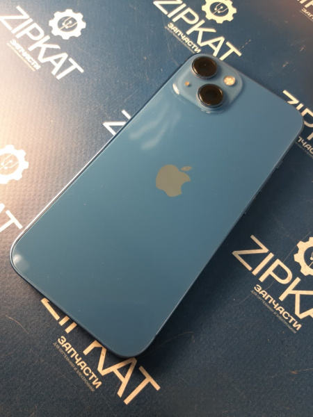 Задняя крышка синяя корпус кнопками в сборе для Apple iPhone 13 (5)