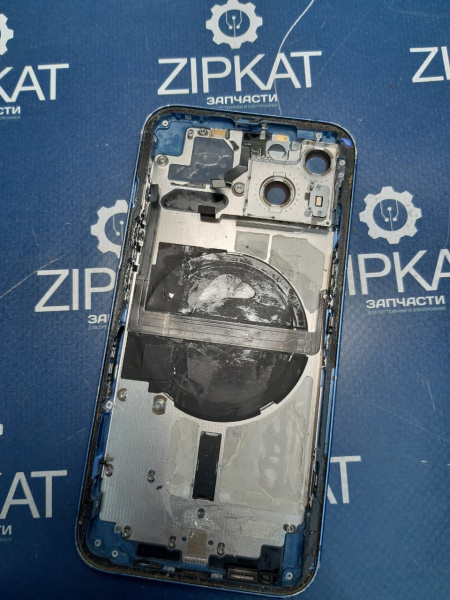 Задняя крышка синяя корпус кнопками в сборе для Apple iPhone 13 (3)