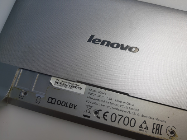 Оригинальная задняя крышка планшета серебро Lenovo Tablet 8 60044 (3)