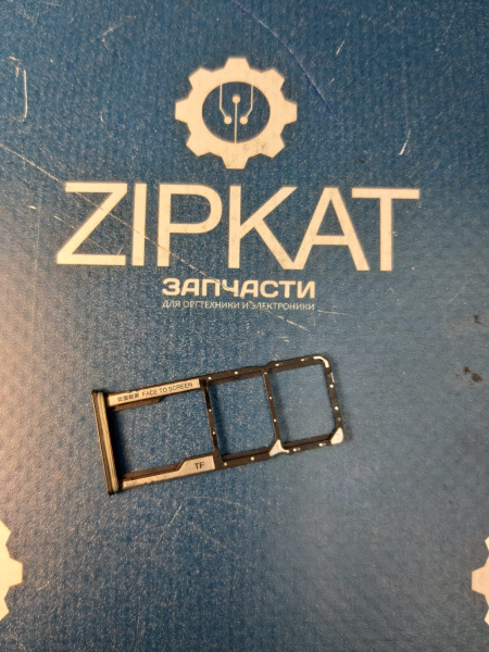 Оригинальный черный лоток для сим и microSD телефона Redmi A3 Poco C61  (2)